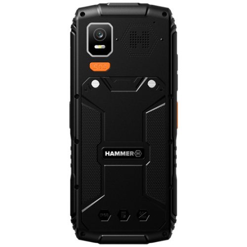HAMMER Horizon LTE 2,4" Dual SIM stoß-, staub- und stoßfestes Mobiltelefon - Schwarz