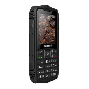  HAMMER Rock LTE 2,4" Dual SIM stoß-, staub- und stoßfestes Mobiltelefon - schwarz