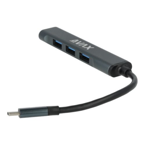 AVAX HB601 CONNECT+ Typ C - 4xUSB 3.0 HUB
