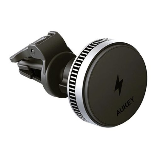 Aukey MagFusion Dash Pro Qi2 kabelloses Auto-Telefonladegerät und -halterung mit aktiver Kühlung zur Befestigung am Lüftungsgitter