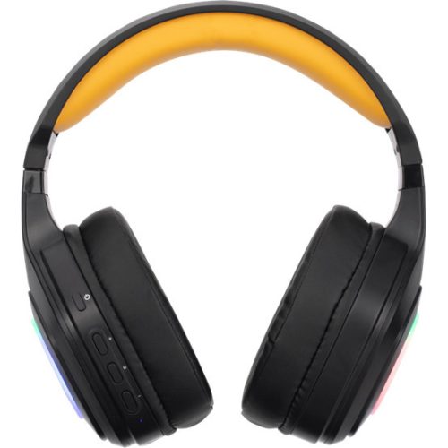 MARVO Pulz 80W kabelloses Kopfhörer - schwarz - RGB-Beleuchtung