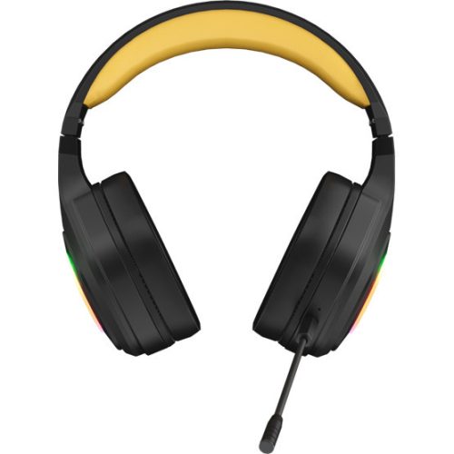 MARVO Pulz 80W kabelloses Kopfhörer - schwarz - RGB-Beleuchtung