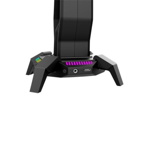 MARVO Kobe 30 RGB beleuchtete Kopfhörerhalterung - schwarz