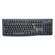 Logitech K120 OEM - Schwarz - Gravierte HU-Tastatur