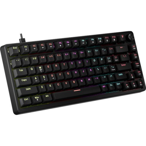 MARVO Arma 82 kabelgebundene Gaming-Tastatur - Schwarz - US / TNT Peach linear