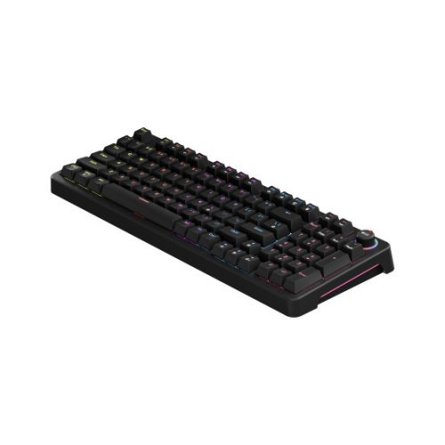 MARVO Arma 98 kabelgebundene Gaming-Tastatur - Schwarz - US /TNT Peach linear