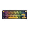 MARVO TITAN 65 kabellose Gaming-Tastatur - Schwarz - US /Banana Crystal Linear/