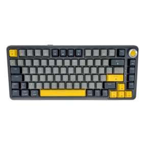   MARVO TITAN 75 kabellose Gaming-Tastatur - Schwarz - DE /Banana Crystal Linear/