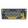 MARVO TITAN 75 kabellose Gaming-Tastatur - Schwarz - DE /Banana Crystal Linear/