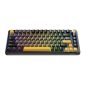   MARVO TITAN 75 kabellose Gaming-Tastatur - Schwarz - DE /Banana Crystal Linear/
