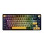   MARVO TITAN 75 kabellose Gaming-Tastatur - Schwarz - DE /Banana Crystal Linear/