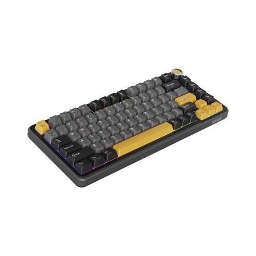 MARVO TITAN 75 kabellose Gaming-Tastatur - Schwarz - DE /Banana Crystal Linear/