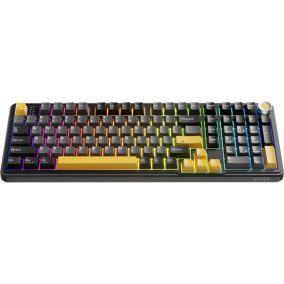   MARVO TITAN 98 kabellose Gaming-Tastatur - Schwarz - US /Banana Crystal Linear/