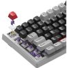 MONKA Storm kabellose Gaming-Tastatur - Weiß - US /MONKA Violett Linear/
