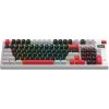 MONKA Storm kabellose Gaming-Tastatur - Weiß - US /MONKA Violett Linear/