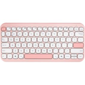   ASUS Marshmallow KW100 kabellose Tastatur - HU-Layout - Rose Clay