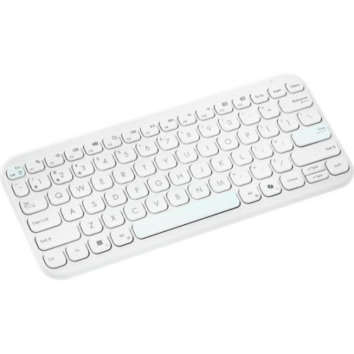 ASUS Marshmallow KW100 kabellose Tastatur - HU-Layout - schillerndes Weiß