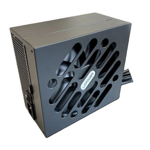 LC Power 600W - LC600SI V2.31 - 80+ Weiß - ATX 2.31 - nicht modular - Schwarzes Netzteil