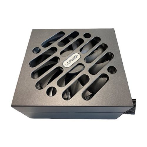 LC Power 600W - LC600SI V2.31 - 80+ Weiß - ATX 2.31 - nicht modular - Schwarzes Netzteil