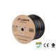 Lanberg Cat.5e F/UTP Außenkupferinstallation Kabel 305m, AWG24, 100Mhz, Fca, schwarz