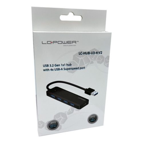 LC Power LC-HUB-U3-4-V2 4 Port USB 3.2