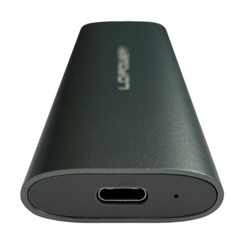 LC Power Externes Gehäuse - USB 3.2 Typ-C - NVMe oder SATA M.2 - LC-M2-C-MULTI-2