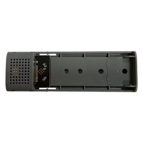 LC Power Externes Gehäuse - USB 3.2 Typ-C - NVMe oder SATA M.2 - LC-M2-C-MULTI-2