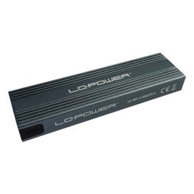   LC Power Externes Gehäuse - USB 3.2 Typ-C - NVMe oder SATA M.2 SSD - LC-M2-C-MULTI-3