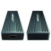 LC Power Externes Gehäuse - USB 3.2 Typ-C - NVMe oder SATA M.2 SSD - LC-M2-C-MULTI-3