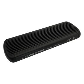   LC Power Externes Gehäuse - USB 3.2 2x1 Typ C - M.2 NVMe SSD - LC-M2-C-NVME-2