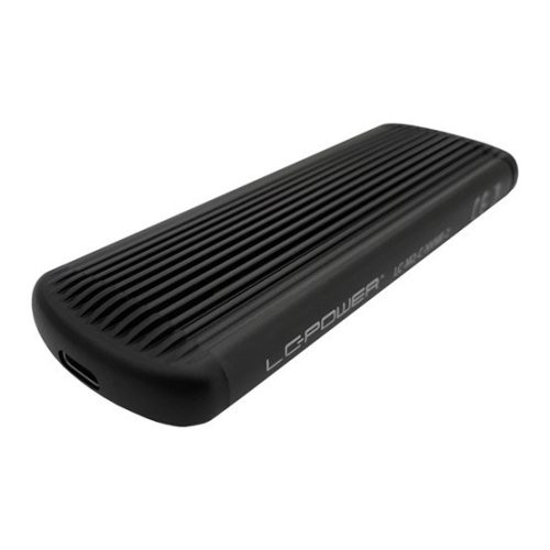 LC Power Externes Gehäuse - USB 3.2 2x1 Typ C - M.2 NVMe SSD - LC-M2-C-NVME-2