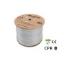   Lanberg Cat.7 S/FTP Kupfer-Wandkabel 305m, LSZH, AWG23, 600Mhz, Dca, grau CPR