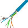 Lanberg 100Mb/s U/UTP mit Kupfer beschichtetem (CCA) Wandkabel 305m, AWG24, PVC, 100Mhz, Fca, blau