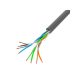 Lanberg Cat.5e U/UTP Kupfer-Wandkabel 305m, AWG24, PVC, 100Mhz, Fca, grau