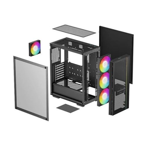 DeepCool Midi - MATREXX55 MESH V4 C - Schwarz - R-MATREXX55-BCAGA4-G-4