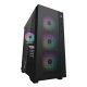 DeepCool Midi - MATREXX 55 MESH ADD-RGB 4F - Schwarz - MATREXX55-MESH-ARGB-4F