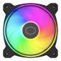   Cooler Master - Gehäuselüfter - 12cm - MasterFan MF120 Halo2 - Schwarz - MFL-B2DN-21NP2-R2