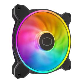   Cooler Master - Gehäuselüfter - 14cm - MasterFan MF140 Halo2 - Schwarz - MFL-B4DN-16NP2-R2