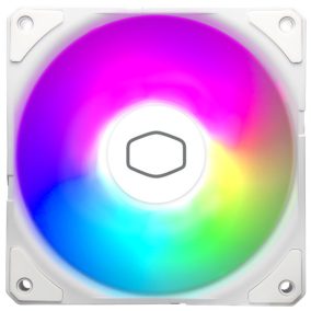   Cooler Master - Gehäuselüfter - 12cm - SickleFlow Edge 120 ARGB White Edition - MFX-B2DW-25NP2-R2