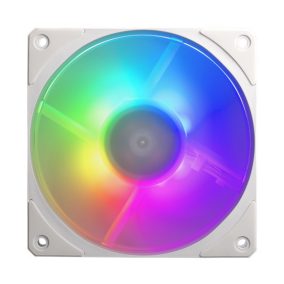   Cooler Master - Gehäuselüfter - 12cm - Mobius 120P ARGB Weißer Lüfter - MFZ-M2DW-24NP2-R1