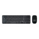Logitech MK220 - Schwarz - Gravierte HU-Tastatur