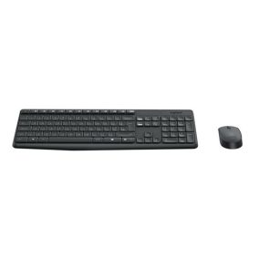 Logitech MK235 - Schwarz - Gravierte HU-Tastatur