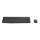 Logitech MK235 - Schwarz - Gravierte HU-Tastatur