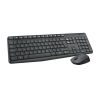 Logitech MK235 - Schwarz - Gravierte HU-Tastatur
