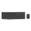 Logitech MK235 - Schwarz - Gravierte HU-Tastatur