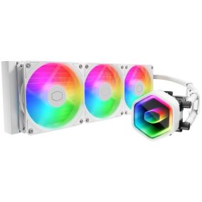   Cooler Master - MasterLiquid 360 Core II White Edition - Wasserkühlung/Universal - MLW-D36M-A18PA-RW