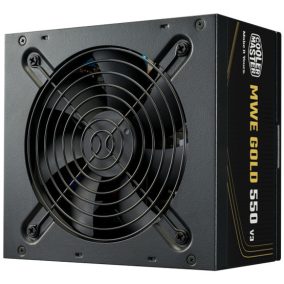   Cooler Master 550W - MWE Gold 550 V3 - MPE-5502-ACAAG-3BEU - 80+ Gold  - ATX 3.1 - Nicht modular - Schwarzes Netzteil