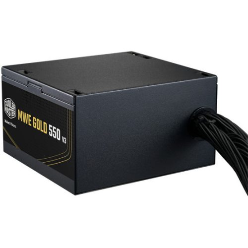 Cooler Master 550W - MWE Gold 550 V3 - MPE-5502-ACAAG-3BEU - 80+ Gold  - ATX 3.1 - Nicht modular - Schwarzes Netzteil