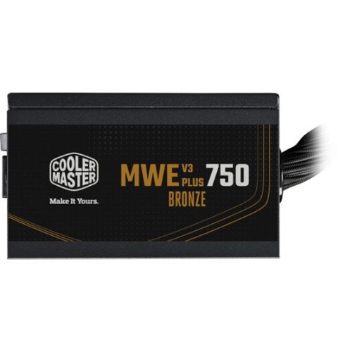 Cooler Master 750W - MWE Bronze 750 V3 - MPE-7501-ACAAW-3BEU - 80+ Bronze ATX3.1 - Schwarzes Netzteil