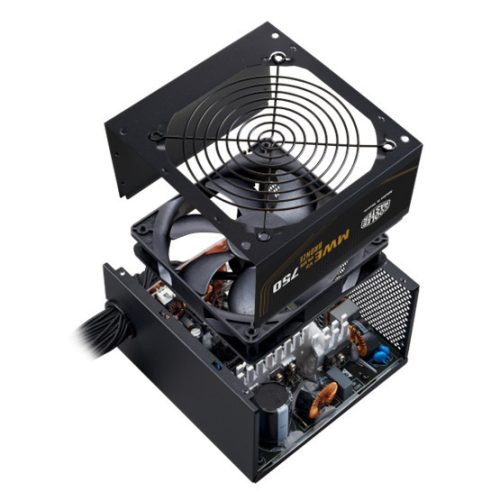 Cooler Master 750W - MWE Bronze 750 V3 - MPE-7501-ACAAW-3BEU - 80+ Bronze ATX3.1 - Schwarzes Netzteil